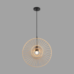 8383/1 ECO LN26 324 черный/бежевый, металл/бамбук Подвес E27 40W 220V CHAKRA