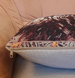 Декоративный гобеленовый чехол для интерьерной подушки Филин Феликс 47*47