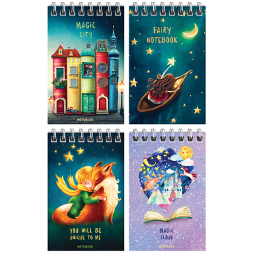 Блокнот А7 40л. на гребне ArtSpace "Сказочный. Fairy world "