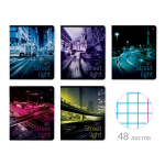 Тетрадь А5 48л. в асортим. "Ритм мегаполиса" (Альт)