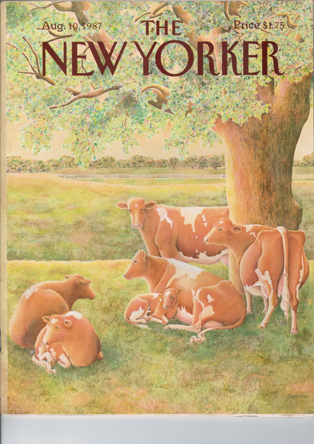 Журнал The New Yorker 10-08-1987