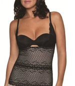 Корректирующая майка-торсет яркого оттенка (Размер: M) (Цвет: красный с черным)