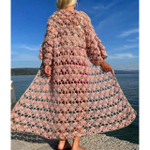 Видео мастер-класс по вязанию кардигана крючком "Ocean"