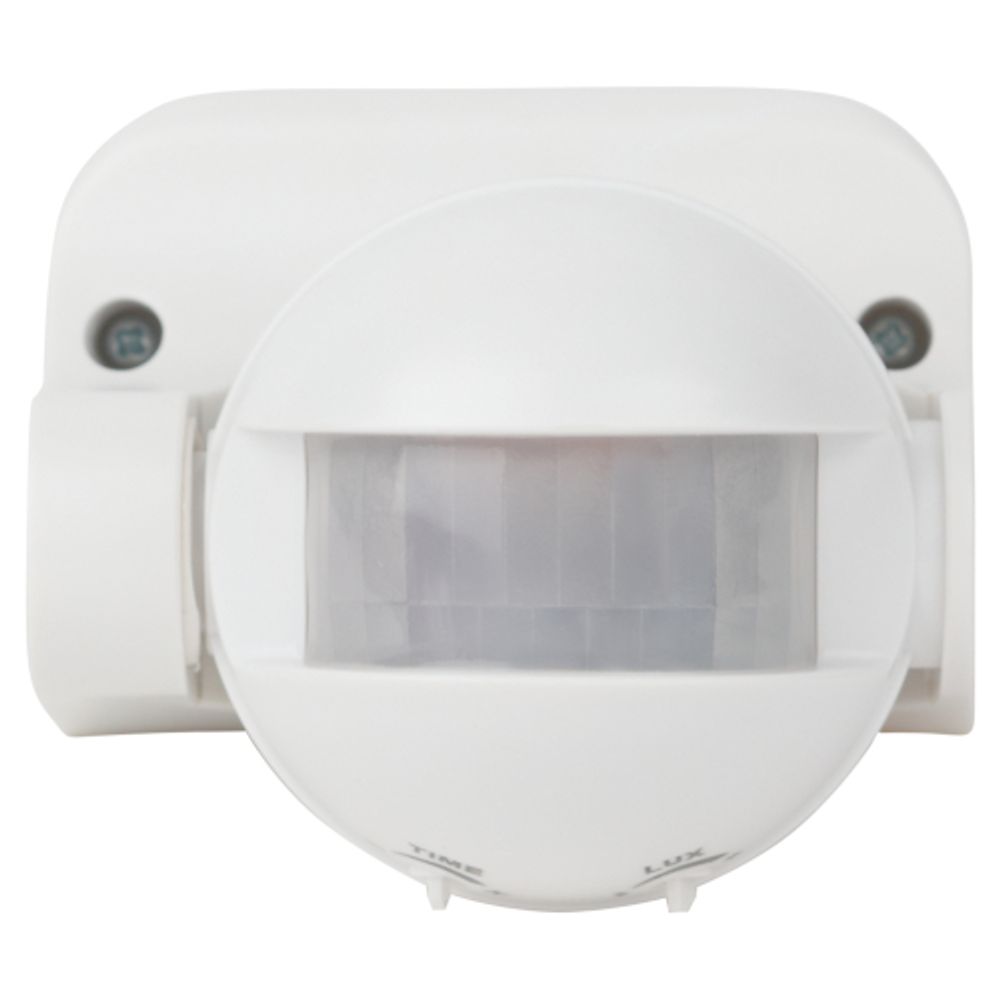 Датчик движения ЭРА MD 03 для дома инфракрасный белый 1200 Вт угол 180° 12 м | 