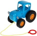 Каталка-игрушка Умка Синий Трактор с палкой (HT826-R)