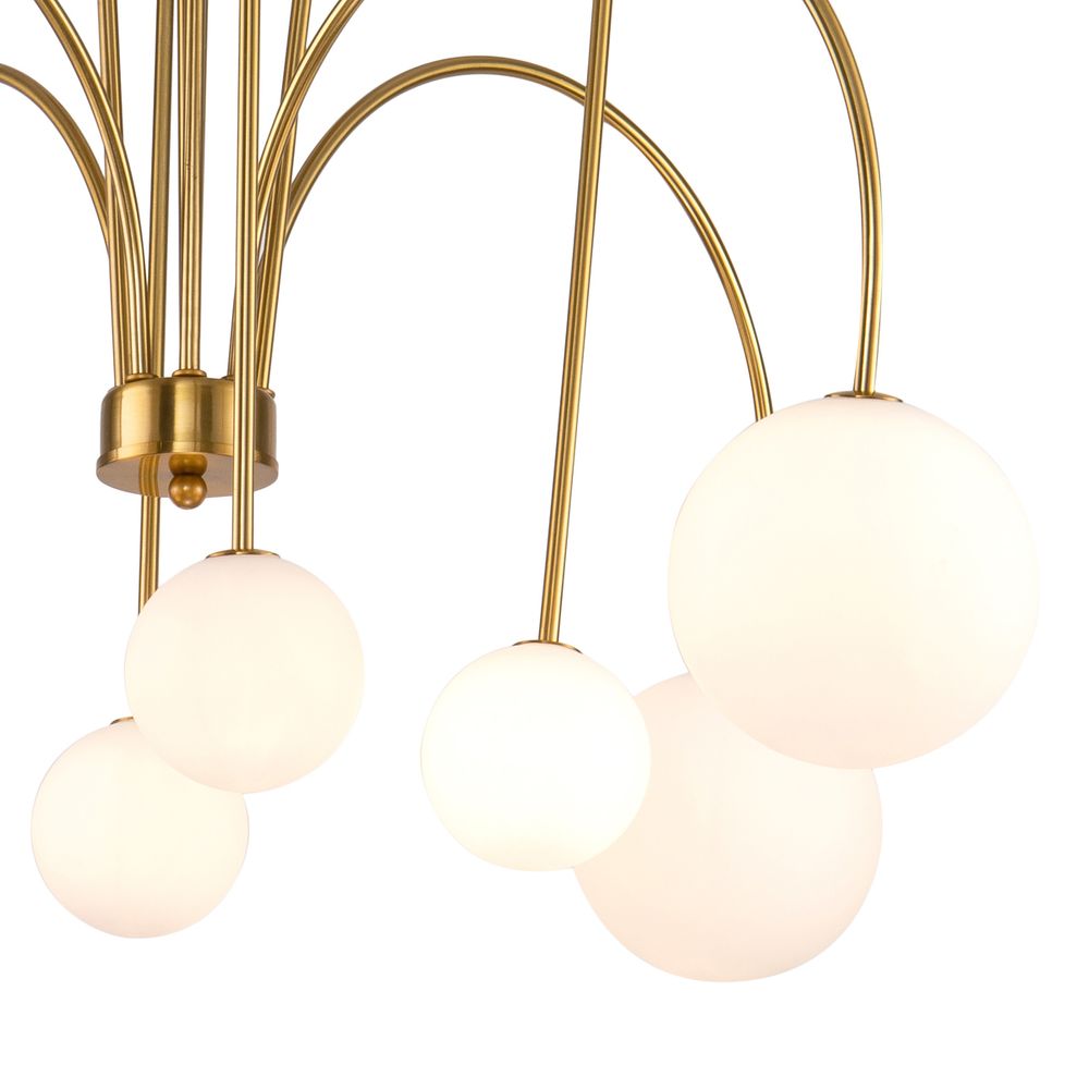 Люстра KG1213P-8 brass