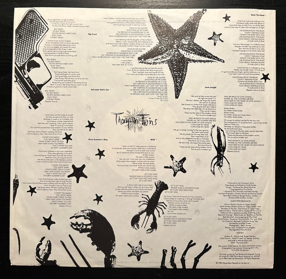 Thompson Twins - Big Trash (Германия 1989г.)