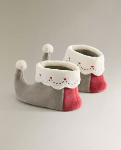 ZARA HOME ДЕТСКИЕ ТАПОЧКИ В СТИЛЕ "ЭЛЬФ"