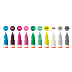 Набор маркеров Molotow ONE4ALL 127HS - 10шт Basic-Set 3 (2мм)