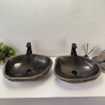 Раковина из речного камня RS63833 54*39*16 2шт 0127