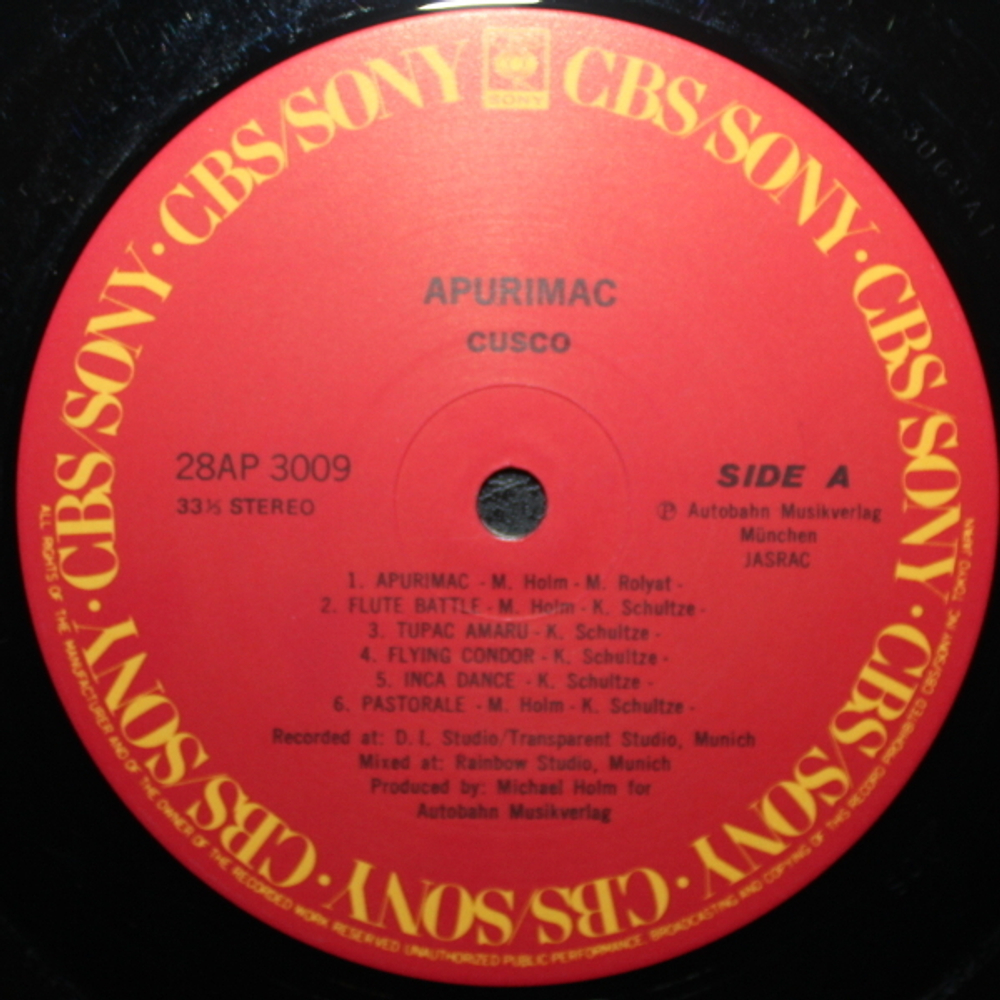 Cusco / Apurimac (LP)