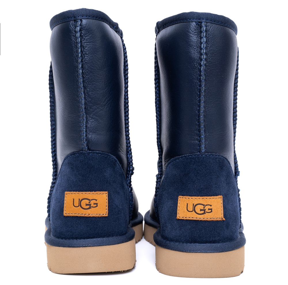 Ugg Mens Classic Short Metallic Navy