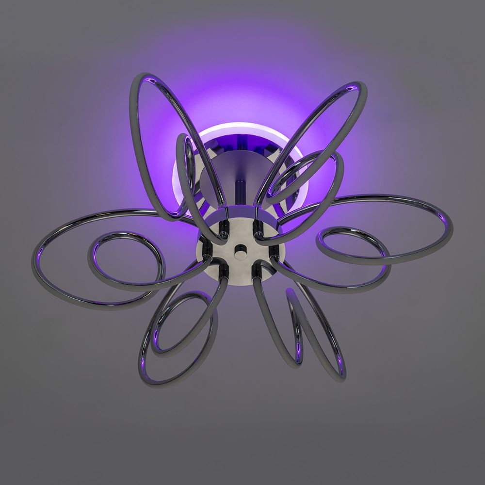 Citilux SALMA SMART CL224A161 RGB LED Умная люстра Хром