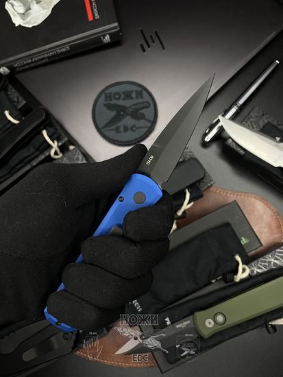 Складной нож Pro-Tech GODSON 721Blue c клинком из стали 154CM, рукоять алюминий