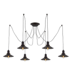 Citilux Эдисон CL451062 Люстра паук Венге