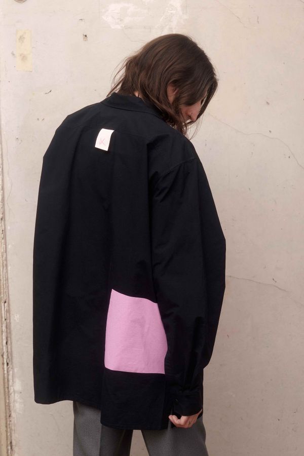 Рубашка Нейлоновая Черная - фото 2