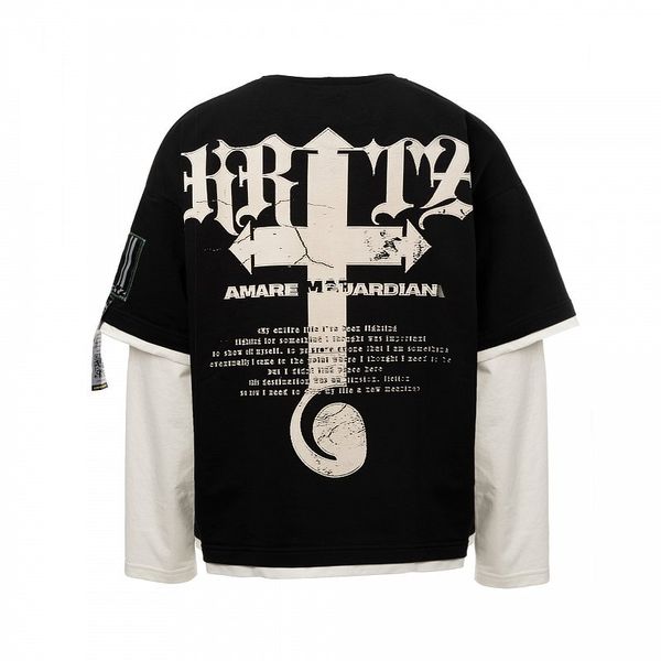 Лонгслив «Amane» Layered Kimono Черный - фото 3