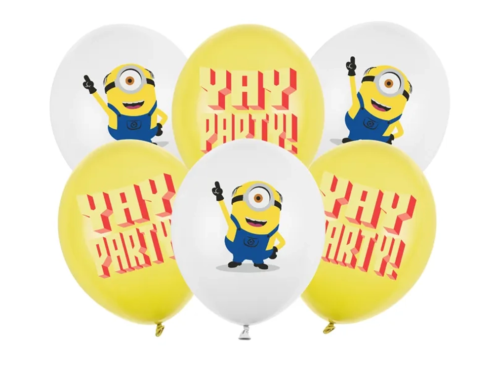 Набор шаров "Миньоны" 6 шт., 30 см