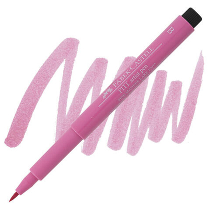 Faber-Castell Pitt Pen (B). 129 Pink Madder Lake