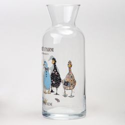 ГРАФИН С КРЫШКОЙ/СТАКАНОМ "GEESE" 700МЛ