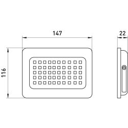 Прожектор светодиодный уличный ЭРА LPR-023-0-30K-050 50Вт 3000K IP65 гарантия 2 года