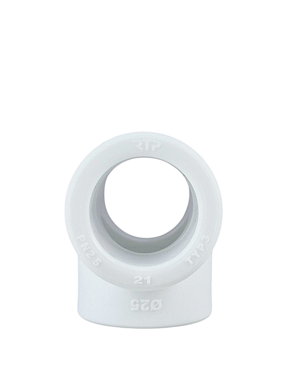 Тройник PPR  25х25х90, PN25 белый, РТП (175/25)