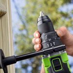 Дрель-шуруповерт аккумуляторная GREENWORKS GD24DD140 ударная, 24V, АКБ 4Ач и ЗУ 3707607CUB