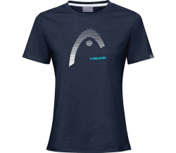 Футболка для мальчика теннисная Head Club Carl T-Shirt JR - dark blue