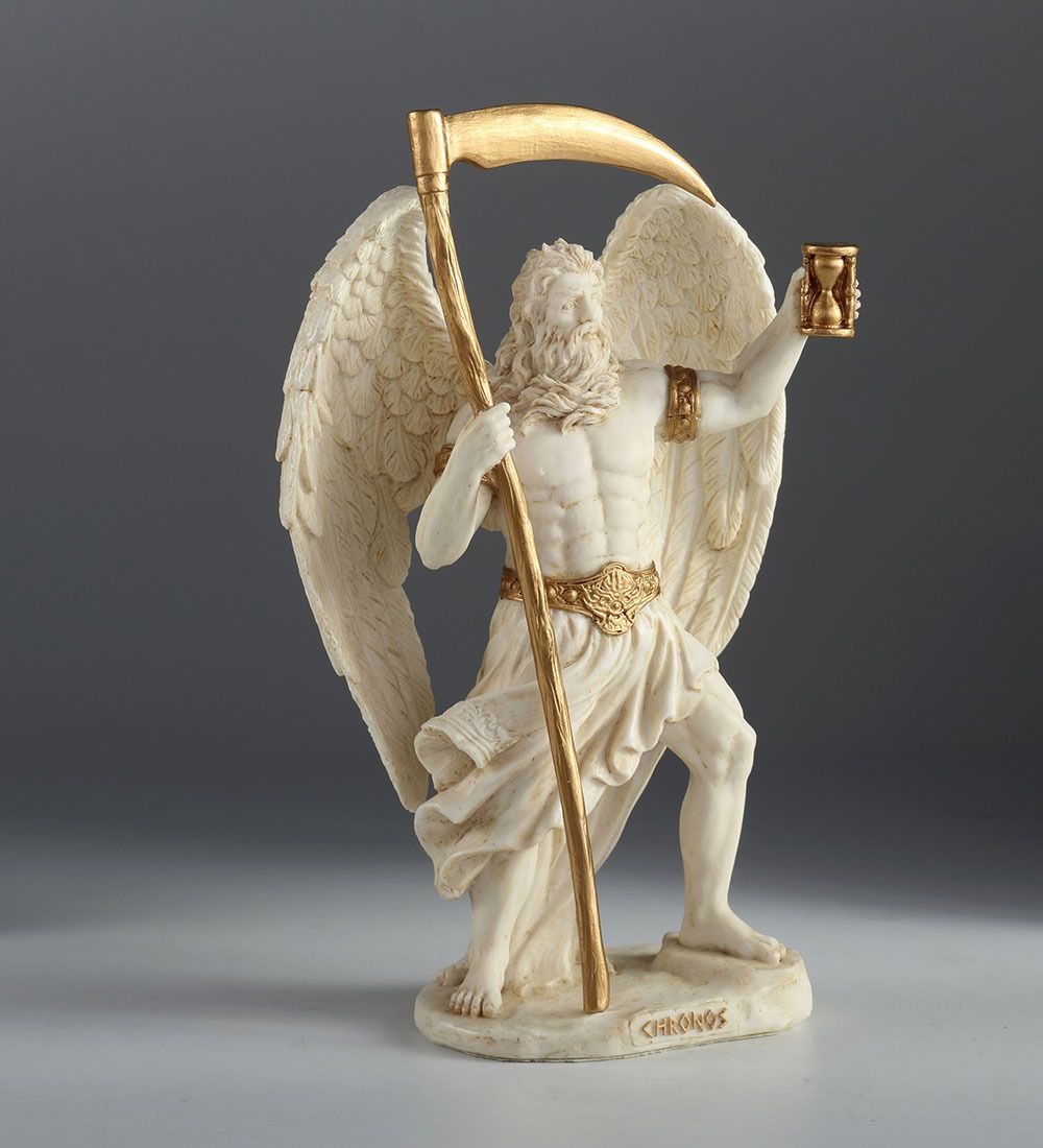 Veronese WS-1195/3 Статуэтка «Кронос - бог урожая, земледелия, веков и разрушительных сил времени»