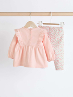 Платье и спортивные брюки в комплекте для малышей Next Q95-420, Розовый