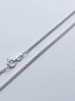 Цепь из серебра/Колос граненый/Без покрытия