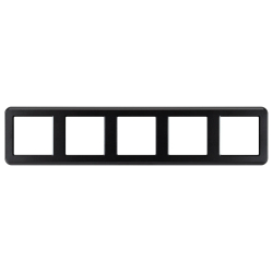 Рамка пластиковая FRM-VERSA-PL-5-BK (Arlight, -) 045191