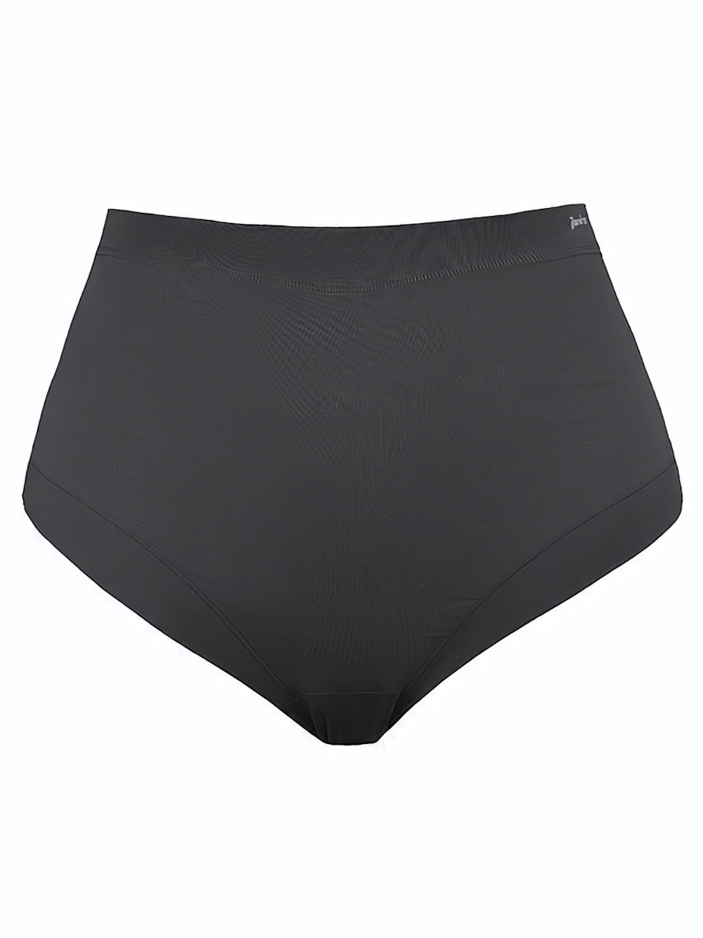 Набор из 2 хлопковых высоких +size трусиков-слип Esencial (Размер: XXXL) (Цвет: черный)