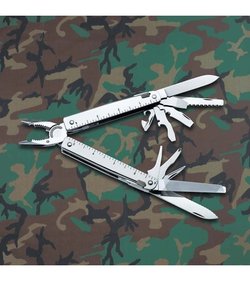 Мультитул VICTORINOX SwissTool, 115 мм, 28 функций, в кожаным чехле (3.0323.l)