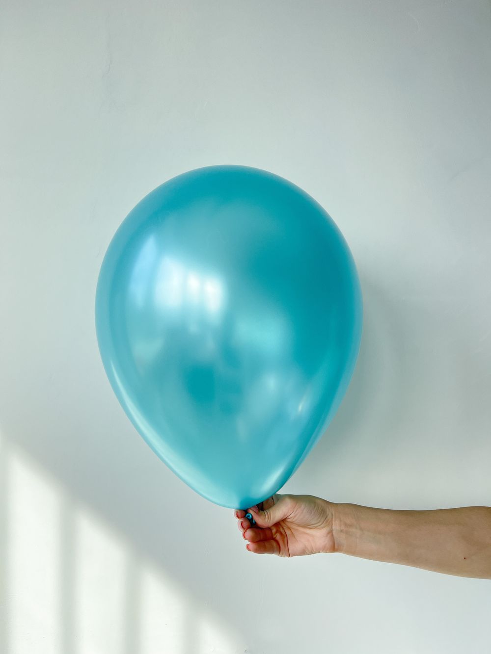 S Шар металлик 12"/30 см №20 карибский голубой (БГ-17)  Изображение2