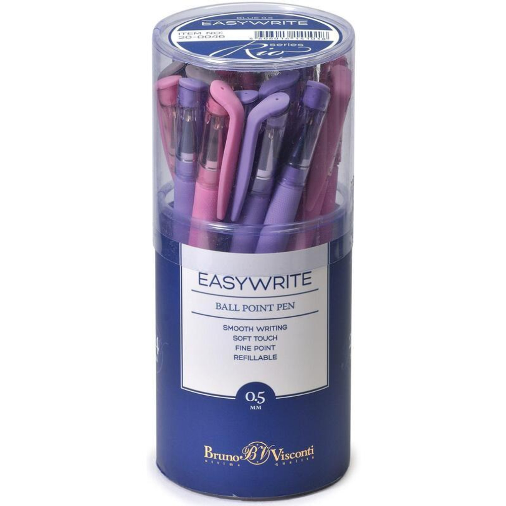 Ручка шариковая Bruno Visconti "EasyWrite Rio" синяя, 0,5мм