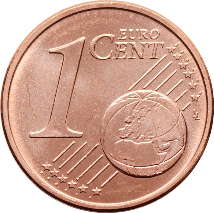 1 евроцент 2016 Литва (1 euro cent)