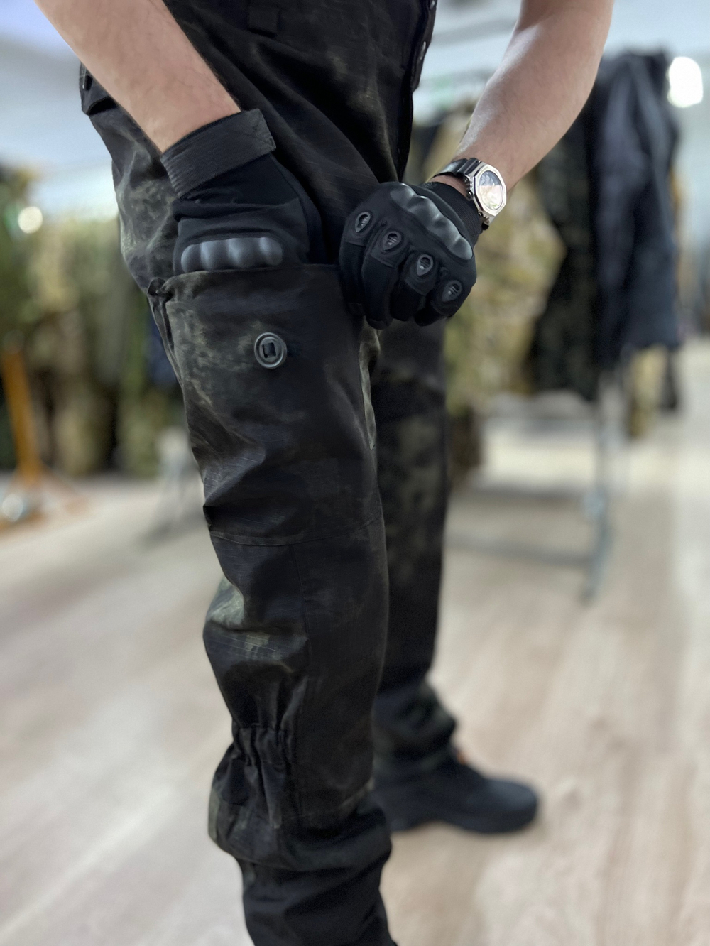 Костюм горка 6 весна-лето лайт / черный мох