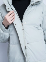 Куртка зимняя удлиненная с капюшоном