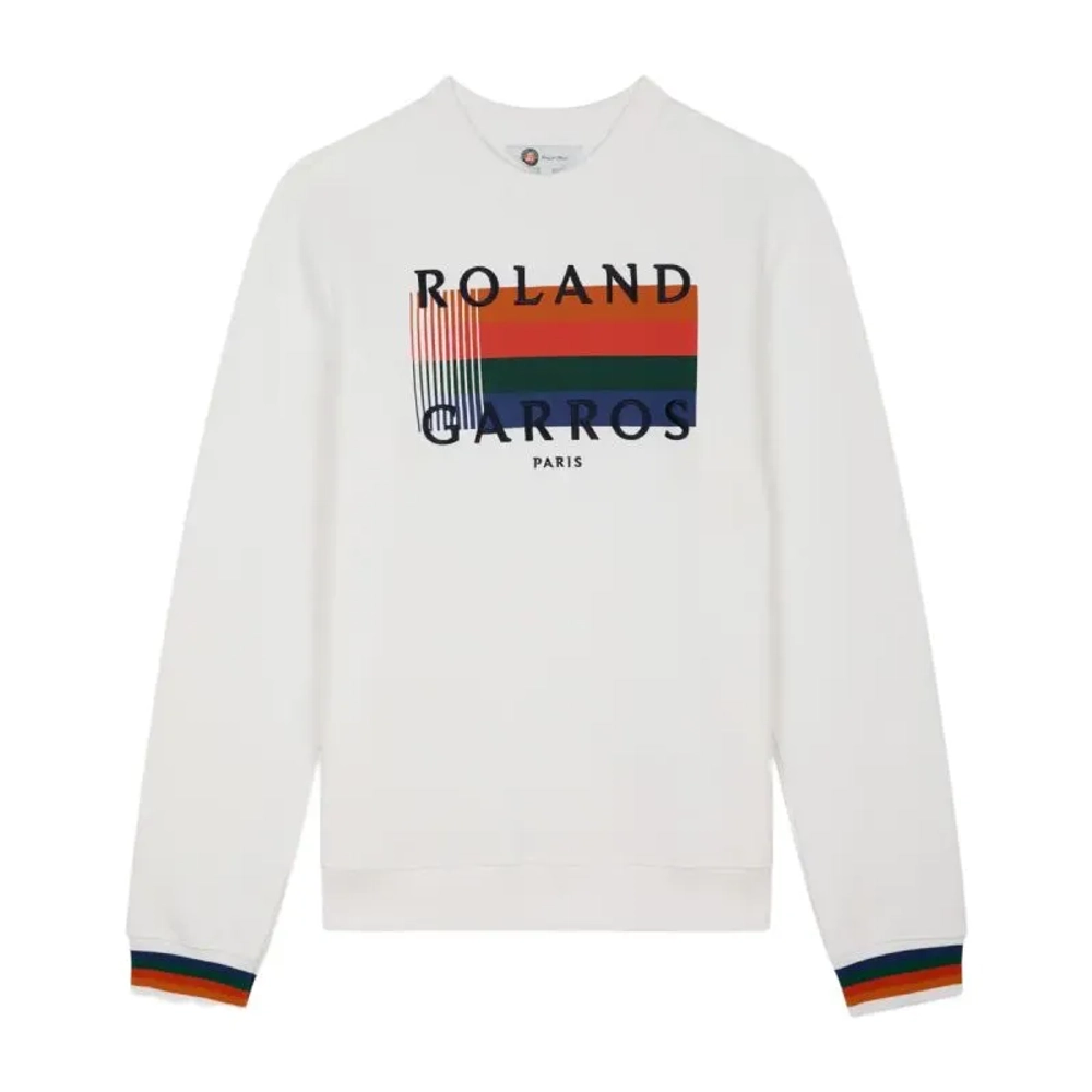 Куртка теннисная Roland Garros Color Lines - white