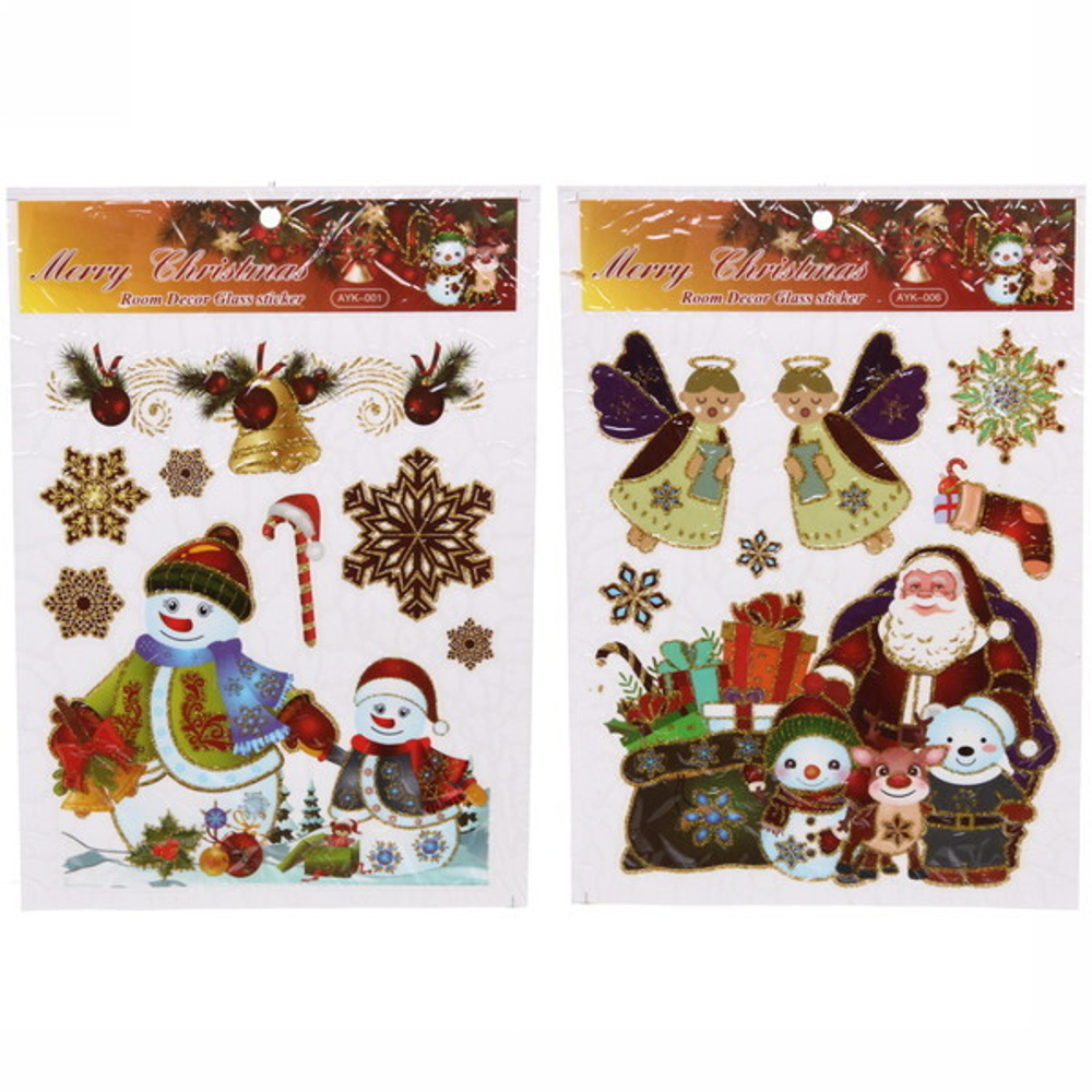 Набор наклеек «Новогоднее чудо» 21,5*30,5 см