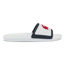 Мужские теннисные кроссовки Lacoste Croco Slide Slippers Men - White, Dark Blue