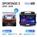 Teyes CC2 Plus 9" для KIA Sportage 2010-2016