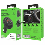 MP3 FM Modulator Borofone BC26, 2USB 2,1А, Bluetooth-гарнитура, черный