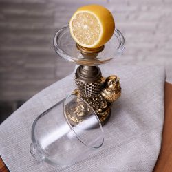 Лимонница Терра Сонг Бронза с чашей из стекла