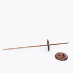 Веретено новахо со специальной базой из дерева сосна и с основанием. Art of Siberia. B62