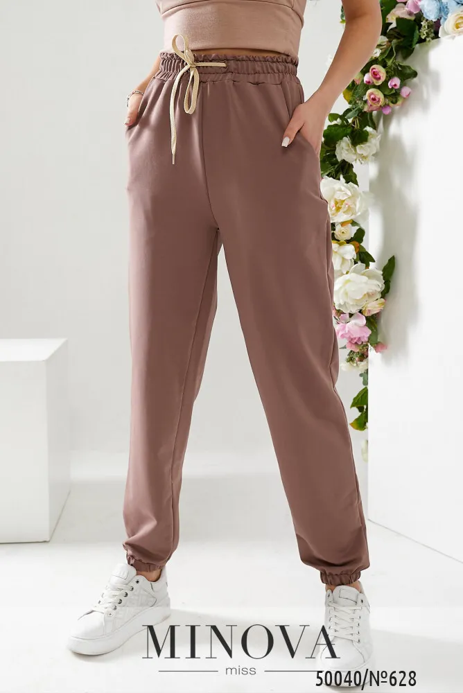 Брюки 628-мокко Minova