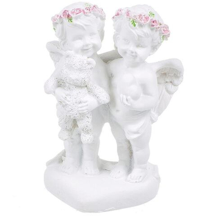 Фигурка декоративная Ангелочки пара, 6х4х9 см, в асс, Y4-3532