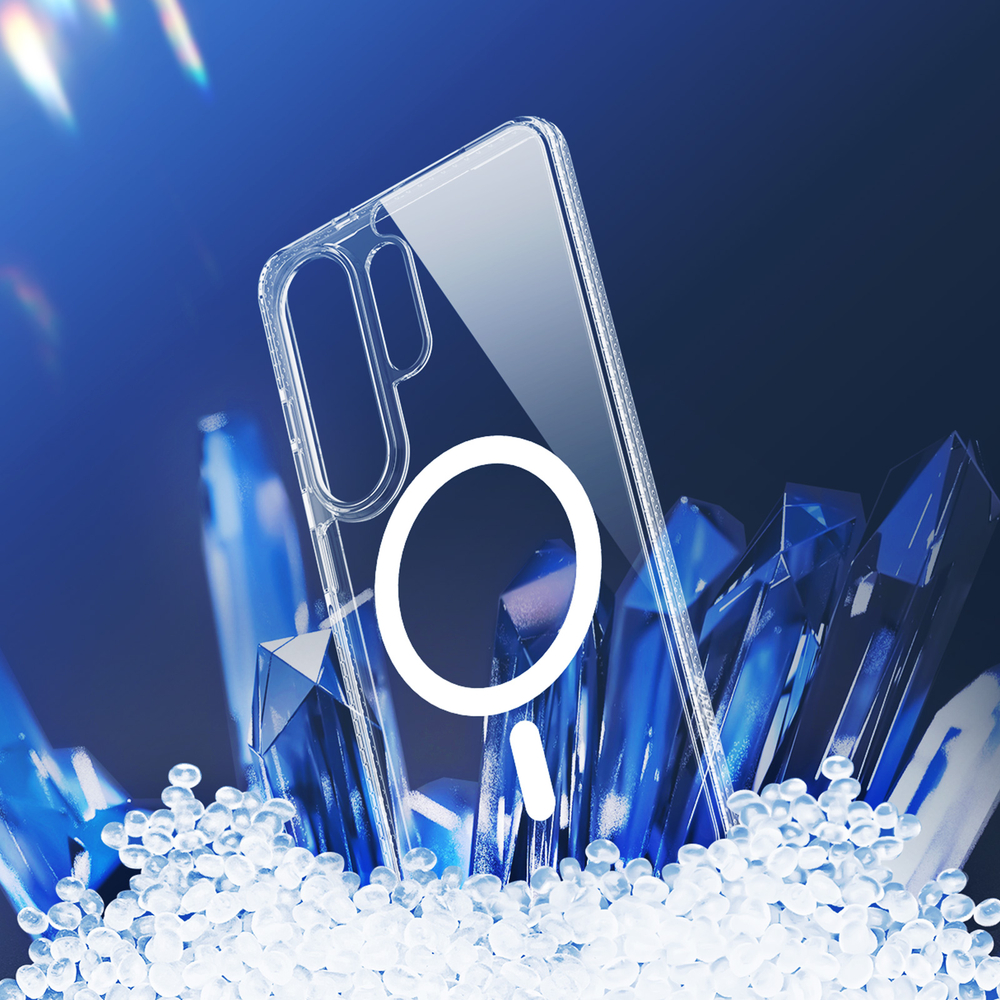 Прозрачный чехол с MagSafe для Samsung Galaxy S26 Ultra, серия Clin Mag Series от Dux Ducis