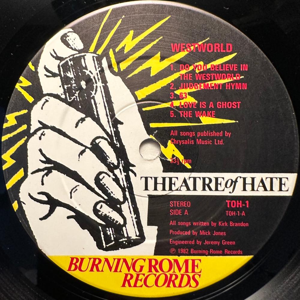 Theatre Of Hate - Westworld (Англия 1982г.)